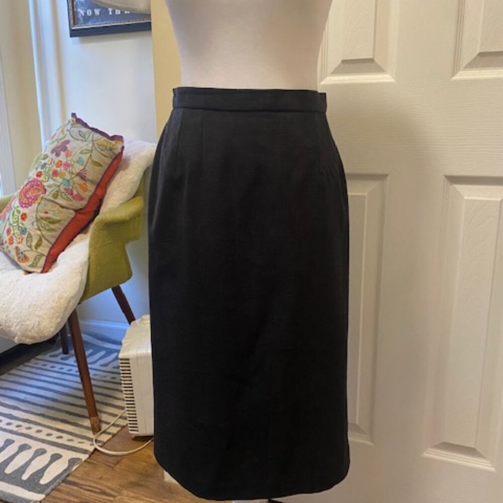 Charcoal Grey Pencil Skirt.